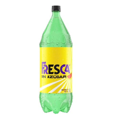 Bebida Gasificada Fresca Sin Azúcar Botella 2.5L