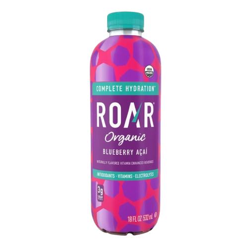 Bebida Hidratante Roar Organic Con Vitaminas Arándanos Acai 600ml