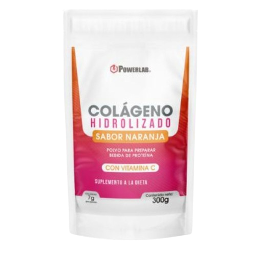 Colágeno en Polvo PowerLab Hidrolizado Sabor Neutro 300g