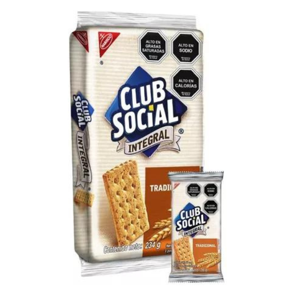 Galletas Club Social Integrales 9-Pack 234g