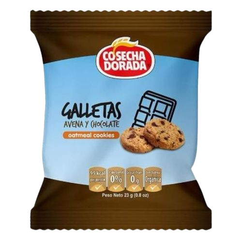 Galletas Cosecha Dorada Avena-Chocolate 23g