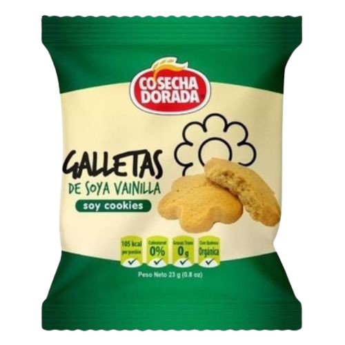 Galletas Cosecha Dorada Soya-Vainilla 23g