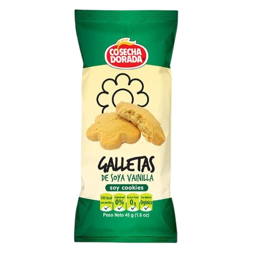 Galletas Cosecha Dorada Soya-Vainilla 45g