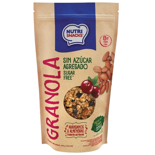 Granola Nutrisnacks Arándanos Almendras Sin azúcar 300g