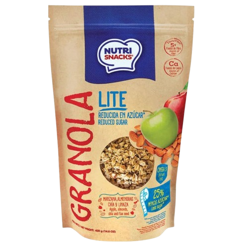 Granola Nutrisnacks Lite Manzana y Almendras 300g