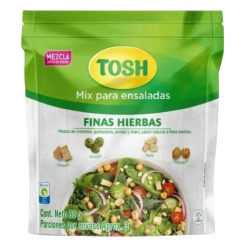 Mix para Ensaladas Tosh Finas Hierbas 80g