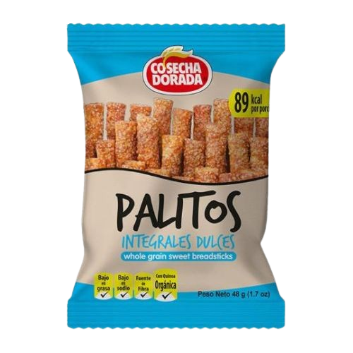 Palitos Integrales Cosecha Dorada Dulces 48g