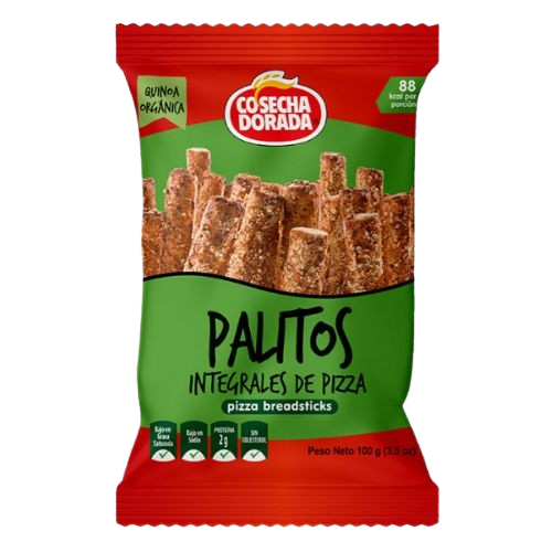 Palitos Integrales Cosecha Dorada de Pizza 100g