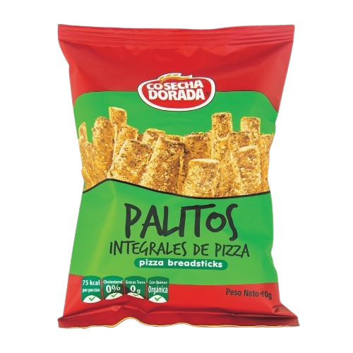 Palitos Integrales Cosecha Dorada de Pizza 40g