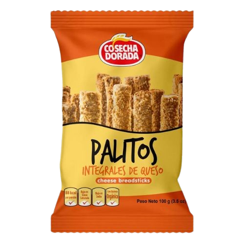 Palitos Integrales Cosecha Dorada de Queso 100g