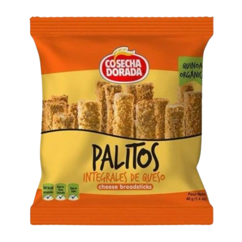 Palitos Integrales Cosecha Dorada de Queso 40g