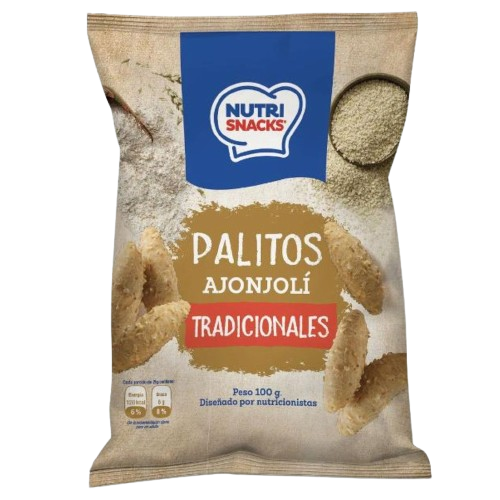 Palitos Integrales Nutrisnacks Ajonjolí Tradicionales 100g