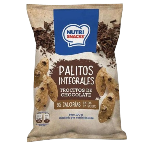 Palitos Integrales Nutrisnacks Chocolate 100g