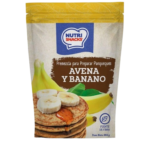 Premezcla Nutrisnacks Pancakes Avena y Banano 284g