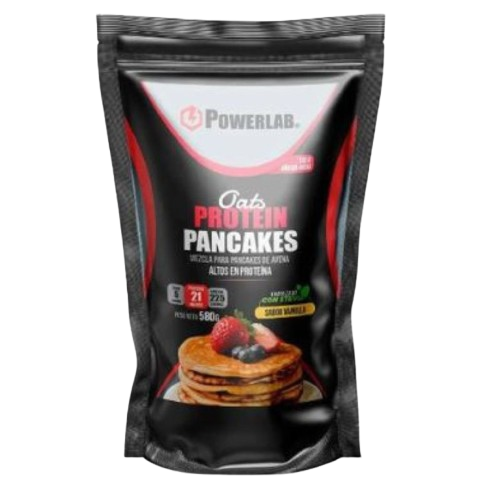 Proteína en Polvo PowerLab para Pancakes de Avena 580g