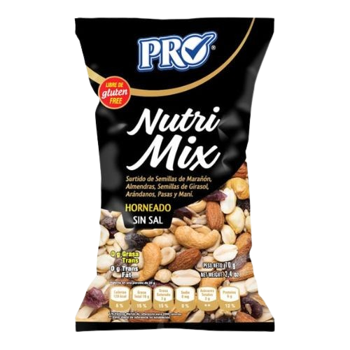 Semillas PRO Nutri Mix sin Sal 70g