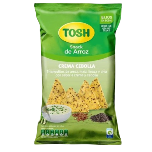 Snacks Tosh Arroz con Crema Cebolla 141.8g