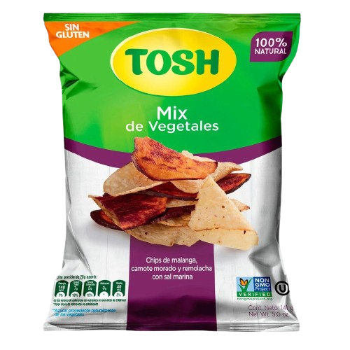 Snacks Tosh Vegetales Mixtos 141g