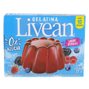 Gelatina Livean Sin Azúcar Frutos Rojos 22g