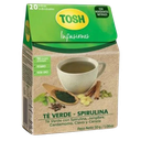 Infusión Tosh Té Verde-Spirulina 20-Pack 30g