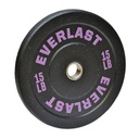 Bumper Plate Everlast Gris 15LB EVBP8R015