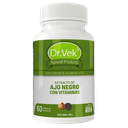 Vitaminas Dr.Vek Suplemento Alimenticio Extracto de Ajo Negro 180mg 60 Cápsulas 39g CR-DRVEK-02