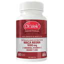 Vitaminas Dr.Vek Suplemento Alimenticio Extracto de Maca Negra 60 Cápsulas 37g CR-DRVEK-16