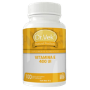 Vitaminas Dr.Vek Suplemento Alimenticio Vitamina E 400 IU 100 Cápsulas Blandas 62g CR-DRVEK-11