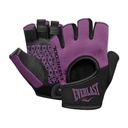 Guante de Pesas Everlast Heather Negro con Purpura Talla M EVWG4F005