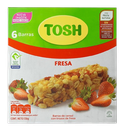 Barras de Cereal Tosh Fresa 6-Pack 138g