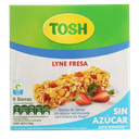 Barras de Cereal Tosh Sin Azúcar Lyne Fresa 6-Pack 138g